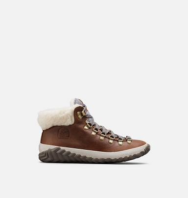 Sorel Out N About Plus Boots UK - Womens Waterproof Boots Brown (UK2841609)